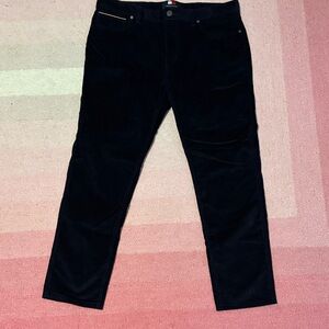 Tommy Hilfiger Men's Dark Blue Corduroy Pants